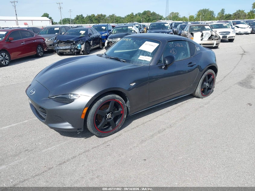 Vin: jm1ndal79h0108718, lot: 46230561, mazda mx-5 miata rf club 20172