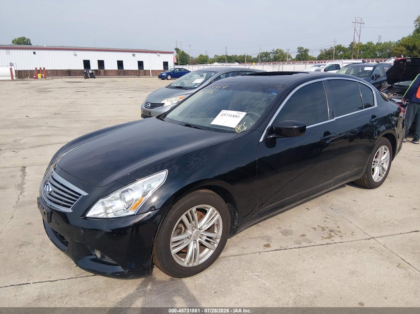 Vin: jn1cv6arxdm752059, lot: 46230580, infiniti g37x 20132