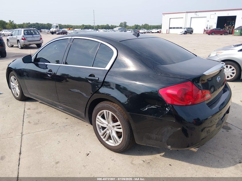 Vin: jn1cv6arxdm752059, lot: 46230580, infiniti g37x 20133