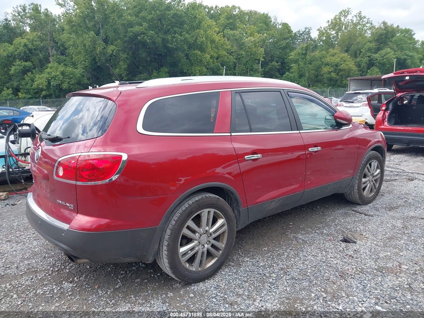 Vin: 5gakvced8cj140465, lot: 46230597, buick enclave leather 20124
