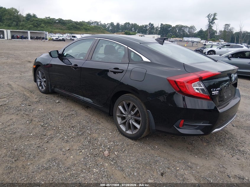Vin: 19xfc1f37ke207715, lot: 46230607, honda civic ex 20193