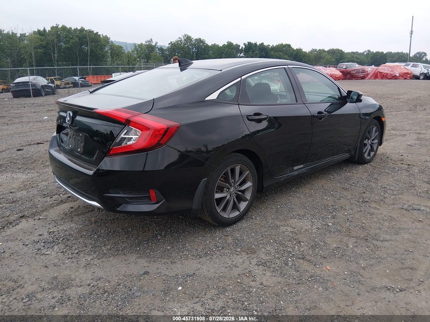 Vin: 19xfc1f37ke207715, lot: 46230607, honda civic ex 20194