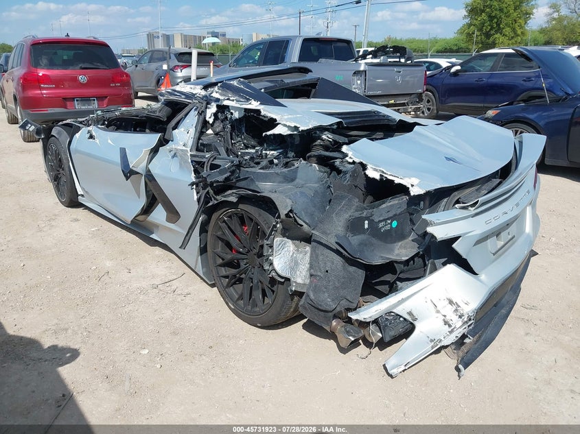 Vin: 1g1yc3d42m5117590, lot: 46230622, chevrolet corvette stingray rwd  3lt 20213