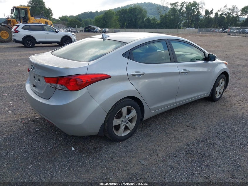 Vin: kmhdh4aexdu668149, lot: 46230624, hyundai elantra gls 20134