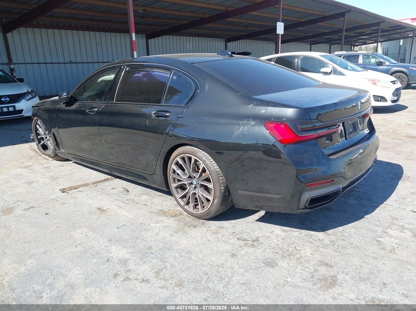 Vin: wba7t2c04nck36019, lot: 46230625, bmw 740 i 20223