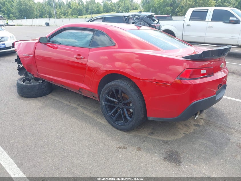 Vin: 2g1fb1e38f9131729, lot: 46230645, chevrolet camaro 2ls 20153