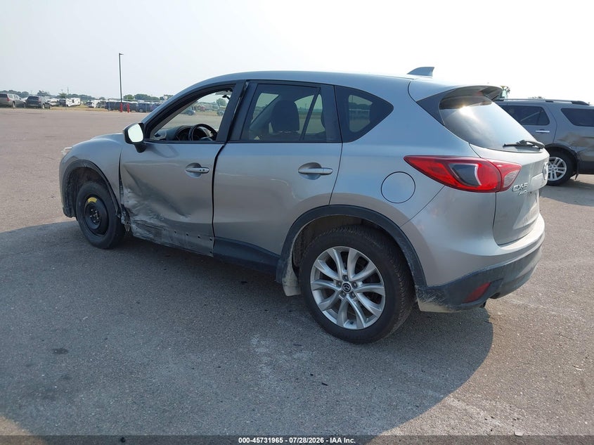 Vin: jm3ke4dy1f0490854, lot: 46230664, mazda cx-5 grand touring 20153