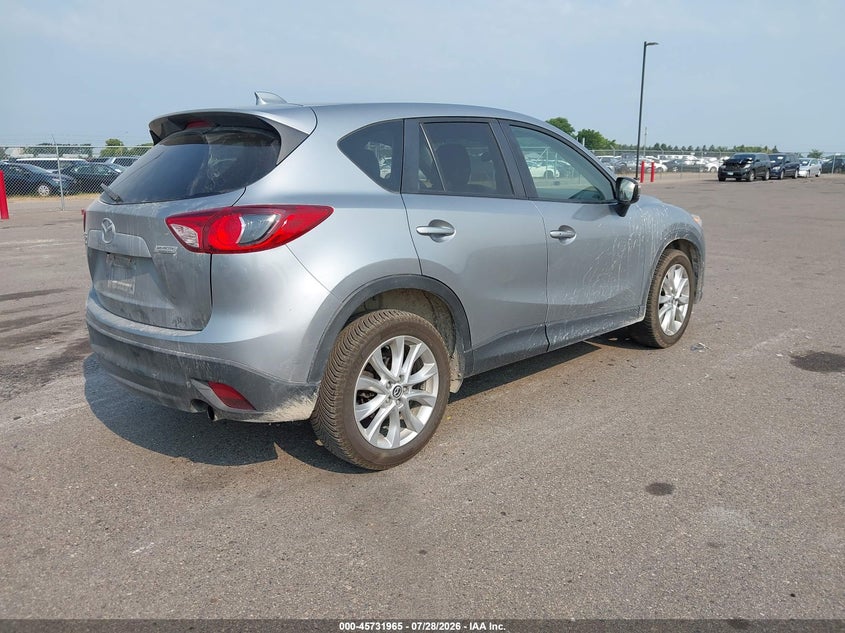 Vin: jm3ke4dy1f0490854, lot: 46230664, mazda cx-5 grand touring 20154