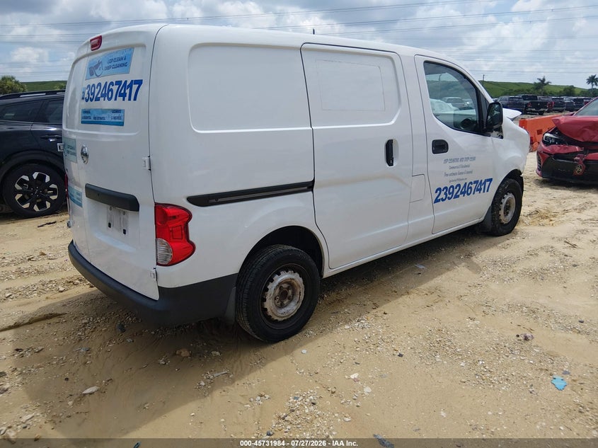 Vin: 3n6cm0kn2lk707833, lot: 46230683, nissan nv200  cargo s xtronic cvt 20204