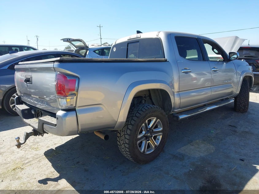 Vin: 3tmgz5an7jm153601, lot: 46230707, toyota tacoma limited 20184