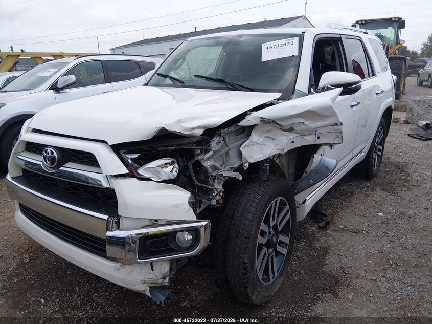 Vin: jtebu5jr2k5703723, lot: 46230721, toyota 4runner limited 20192