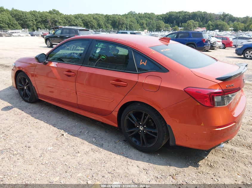 Vin: 2hgfe1e53nh475104, lot: 46230769, honda civic si sedan 20223