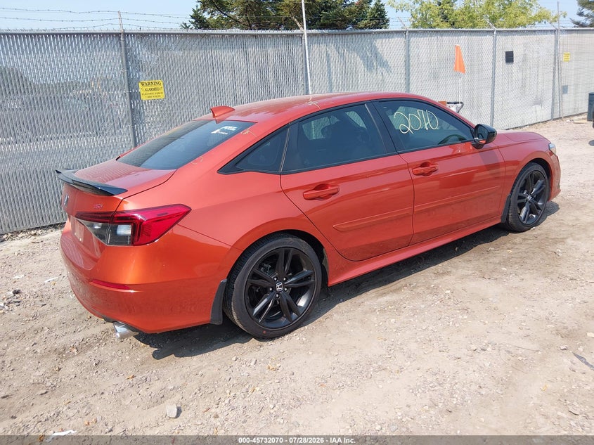Vin: 2hgfe1e53nh475104, lot: 46230769, honda civic si sedan 20224