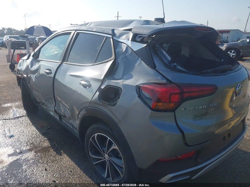 Vin: kl4mmds23pb141746, lot: 46230784, buick encore gx select fwd 20233