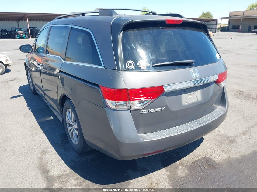 Vin: 5fnrl5h60gb068928, lot: 46230818, honda odyssey ex-l 20163
