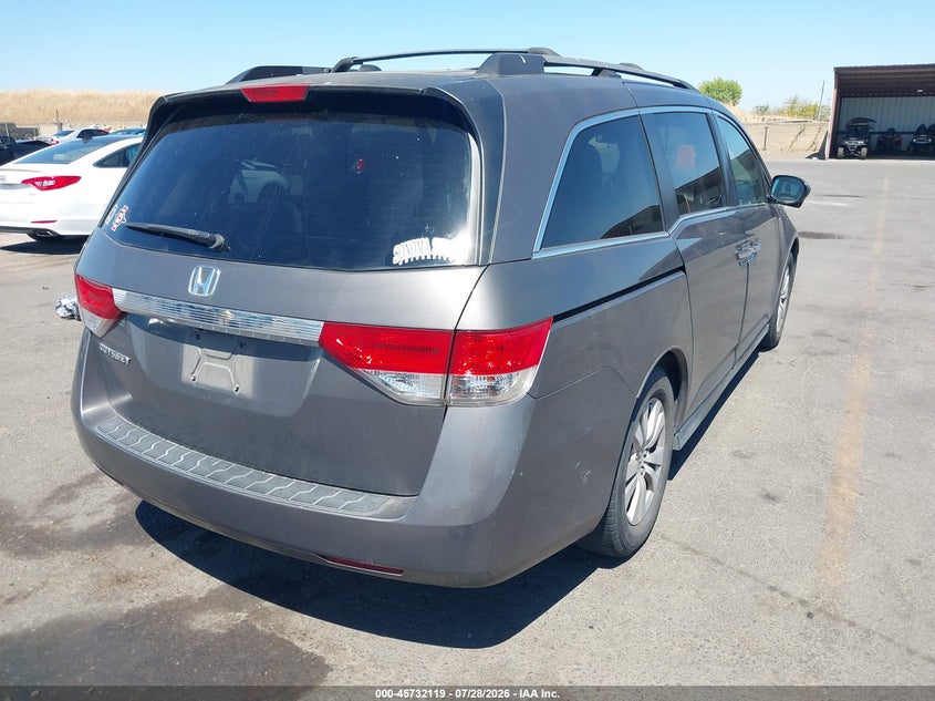 Vin: 5fnrl5h60gb068928, lot: 46230818, honda odyssey ex-l 20164