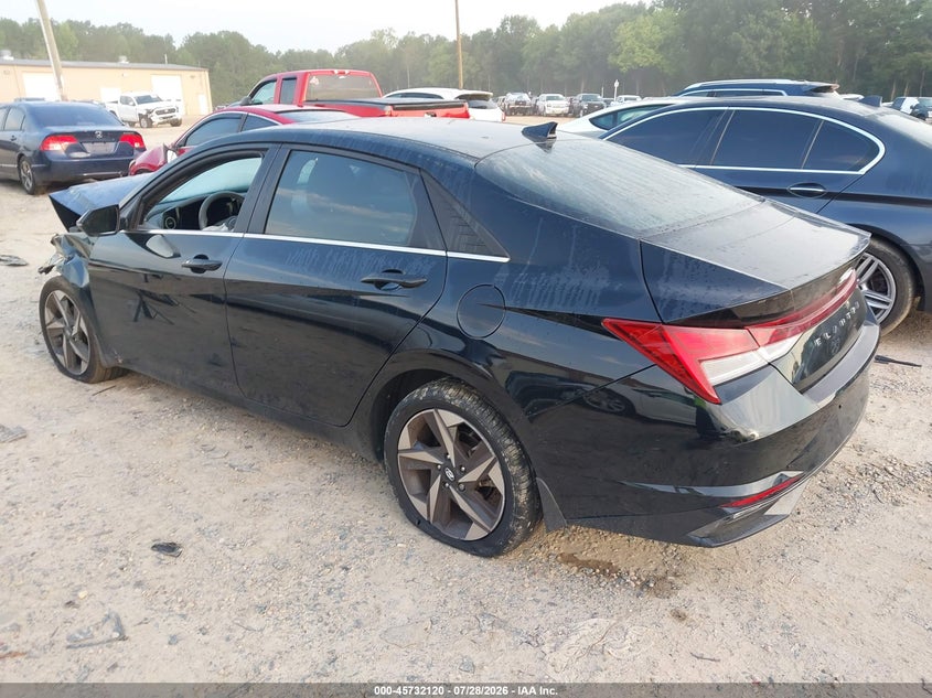 Vin: kmhln4ag7nu255256, lot: 46230819, hyundai elantra sel 20223