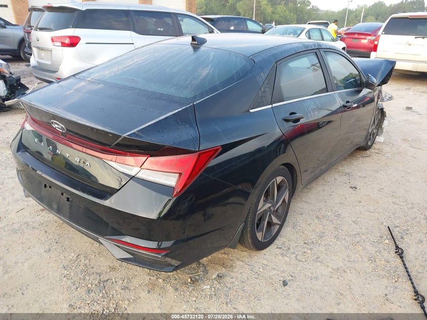 Vin: kmhln4ag7nu255256, lot: 46230819, hyundai elantra sel 20224