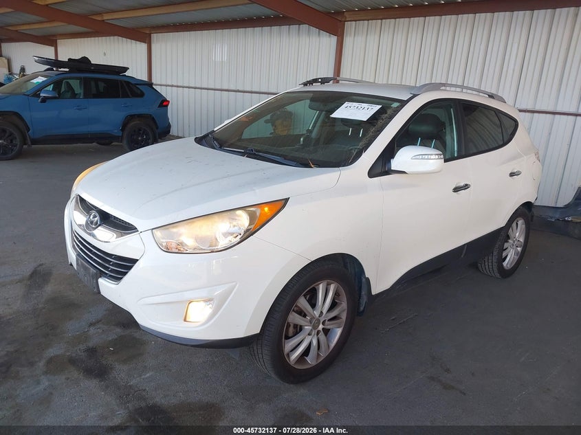 Vin: km8ju3ac0du658415, lot: 46230836, hyundai tucson limited 20132
