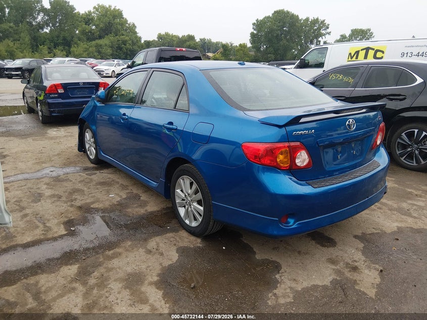 Vin: 2t1bu4eexac520500, lot: 46230843, toyota corolla s 20103