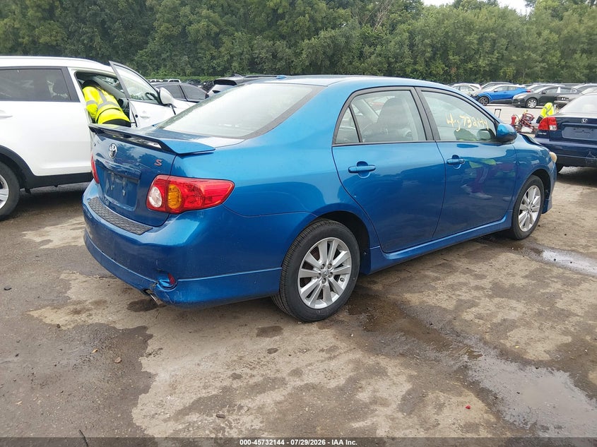 Vin: 2t1bu4eexac520500, lot: 46230843, toyota corolla s 20104