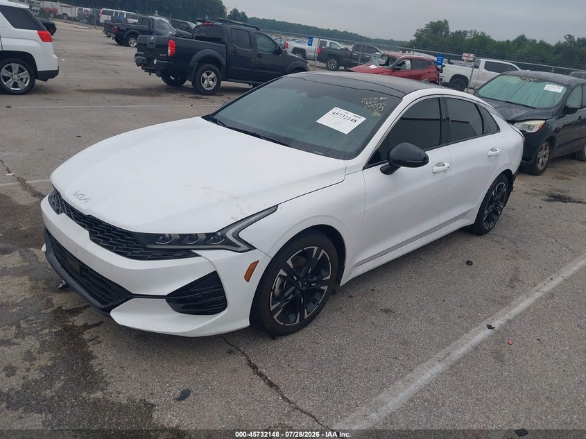 Vin: 5xxg64j26pg207599, lot: 46230847, kia k5 gt-line 20232