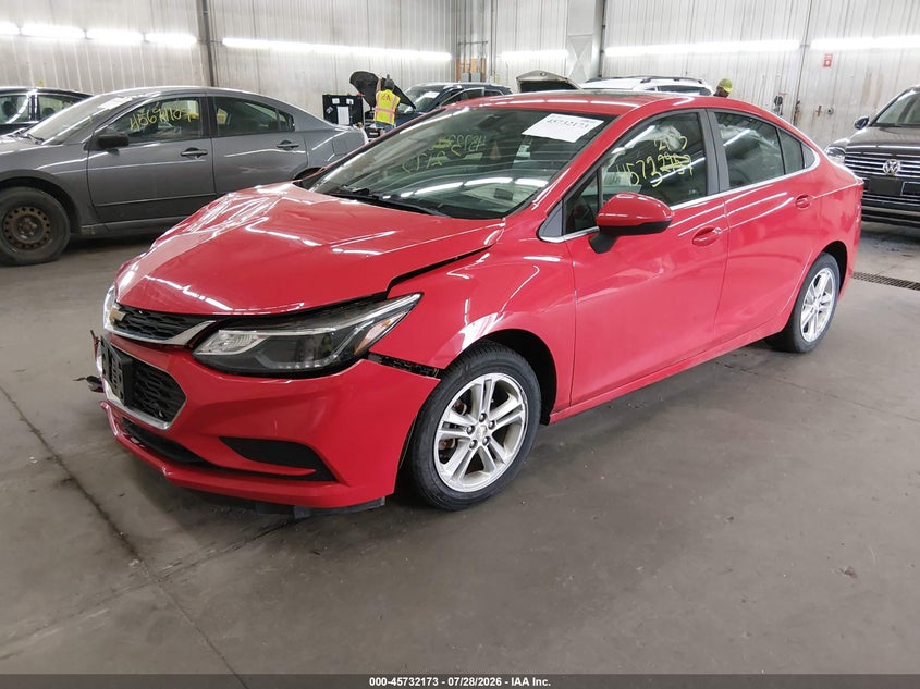 Vin: 3g1be5sm3gs600076, lot: 46230872, chevrolet cruze lt auto 20162