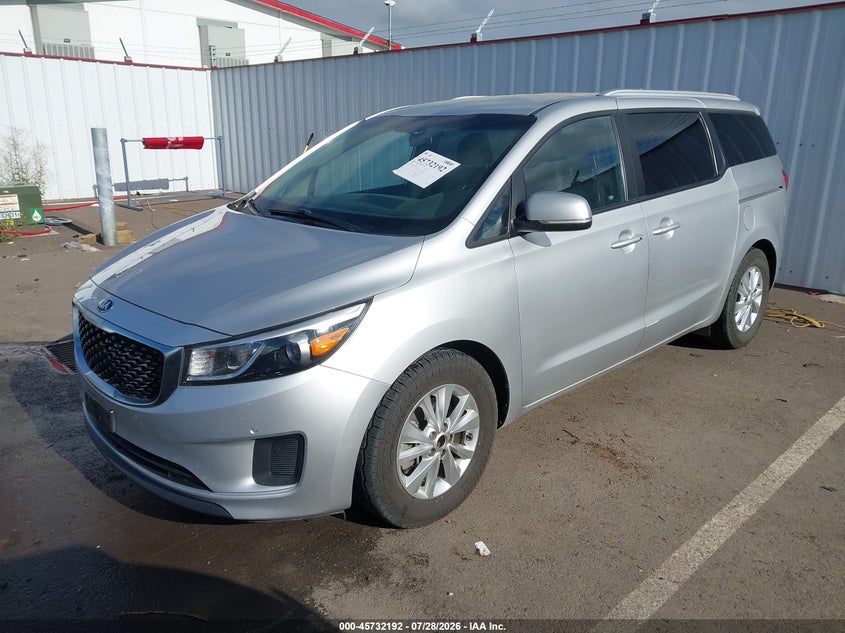 Vin: kndmb5c14h6292404, lot: 46230891, kia sedona lx 20172