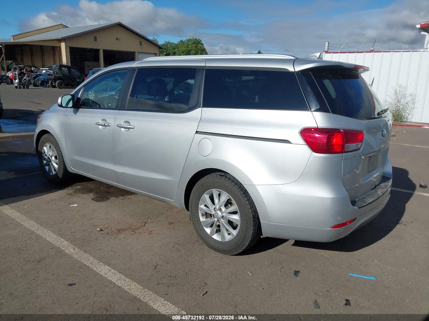 Vin: kndmb5c14h6292404, lot: 46230891, kia sedona lx 20173