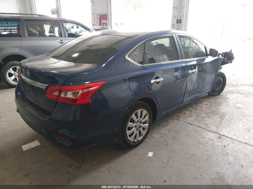 Vin: 3n1ab7apxjy335845, lot: 46230911, nissan sentra s 20184