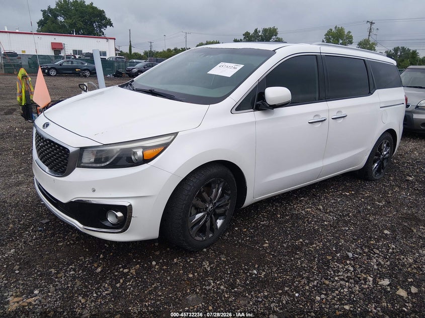 Vin: kndme5c14f6028006, lot: 46230935, kia sedona sx luxury 20152