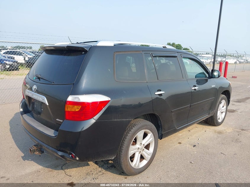 Vin: 5tddk3eh2as030921, lot: 46230942, toyota highlander limited v6 20104