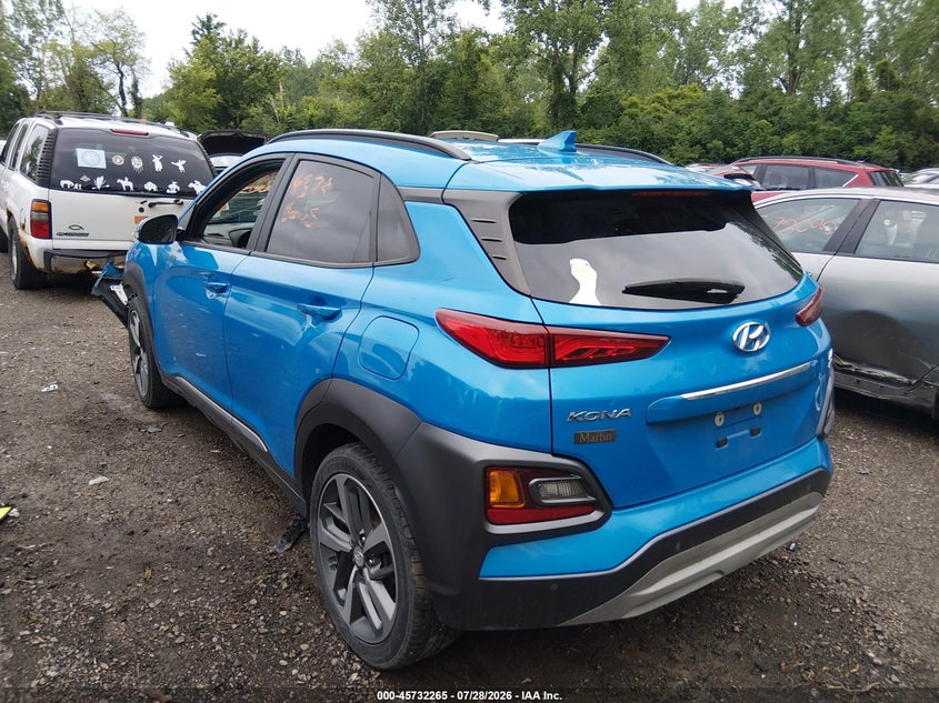 Vin: km8k5ca57lu496302, lot: 46230964, hyundai kona ultimate 20203