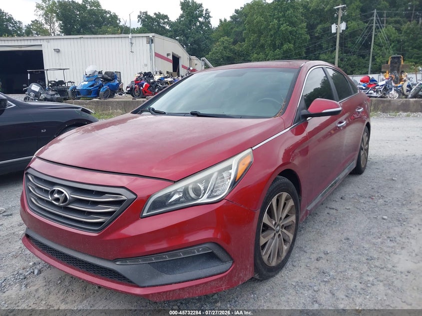 2015 HYUNDAI SONATA auction photo 2