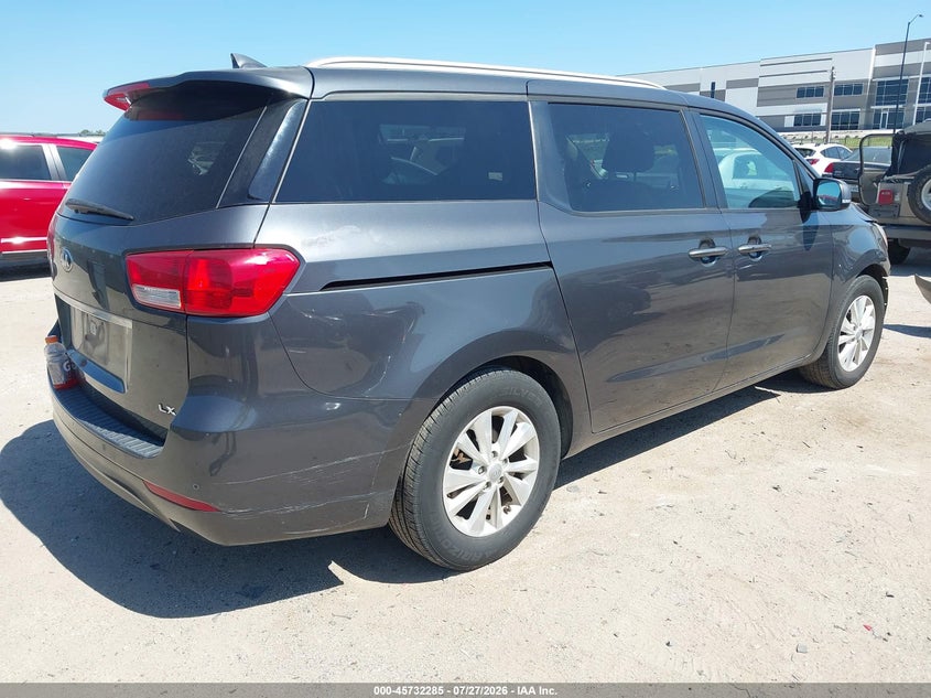 Vin: kndmb5c15h6242630, lot: 46230984, kia sedona lx 20174