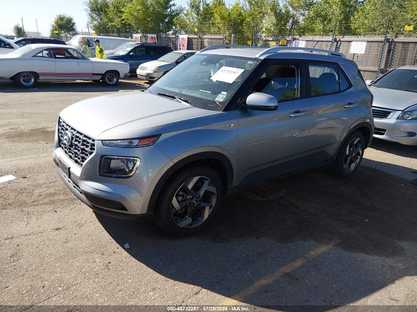 Vin: kmhrc8a36su392477, lot: 46230986, hyundai venue sel 20252