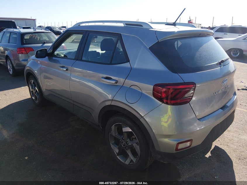 Vin: kmhrc8a36su392477, lot: 46230986, hyundai venue sel 20253