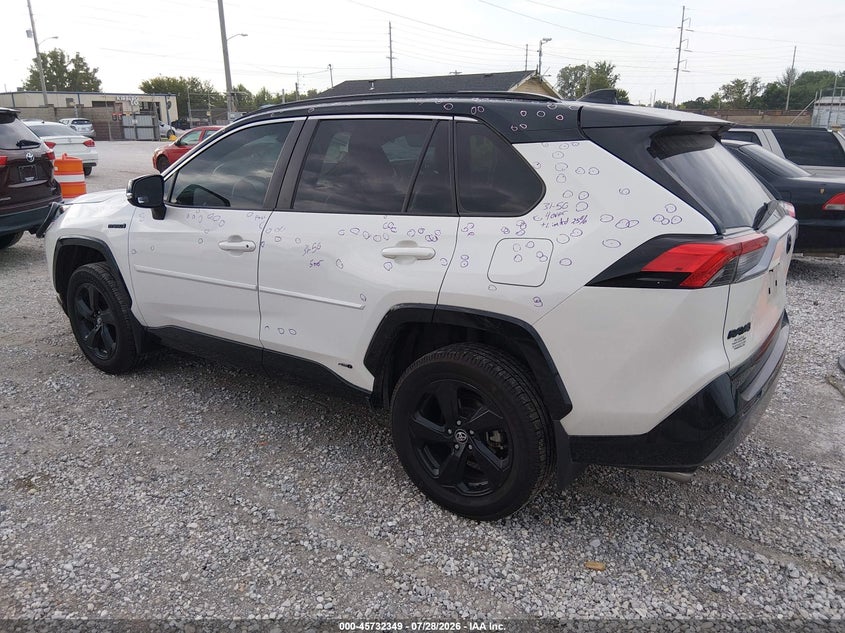 Vin: 2t3e6rfv0mw007009, lot: 46231048, toyota rav4 hybrid xse 20213
