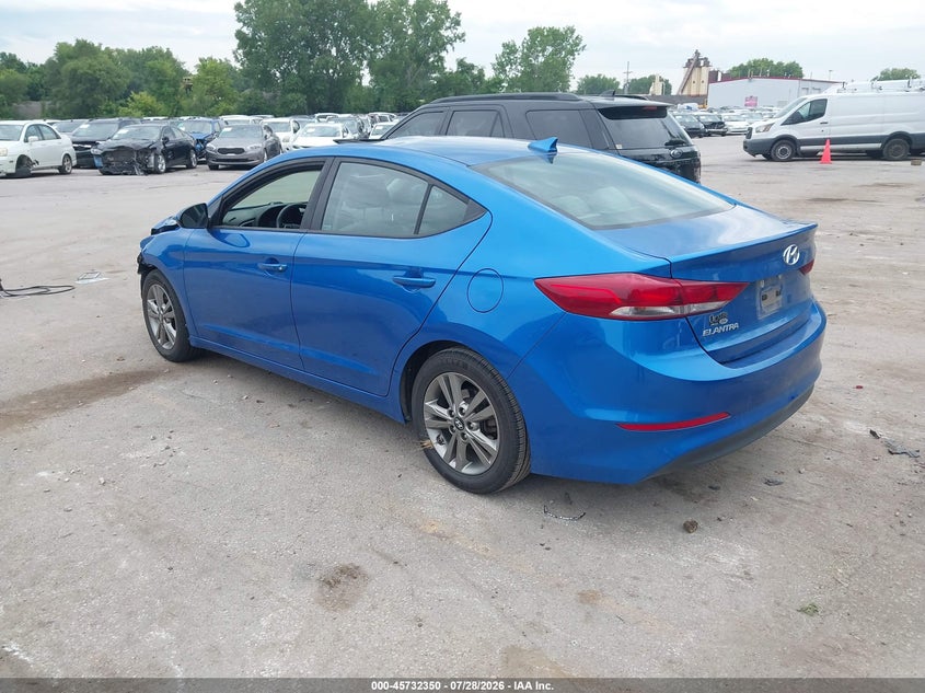 Vin: 5npd84lf0jh273252, lot: 46231049, hyundai elantra value edition 20183