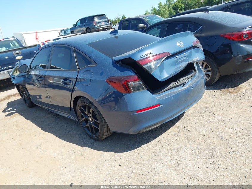 Vin: 2hgfe2f51th524852, lot: 46231062, honda civic sport 20263