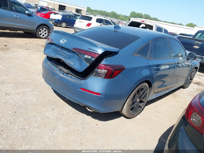Vin: 2hgfe2f51th524852, lot: 46231062, honda civic sport 20264