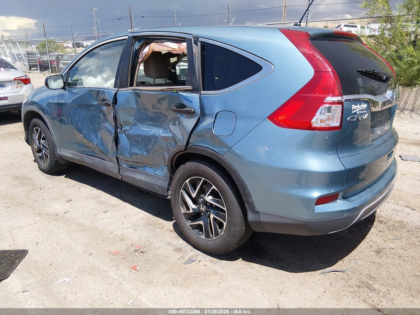 Vin: 5j6rm4h46gl036319, lot: 46231065, honda cr-v se 20163