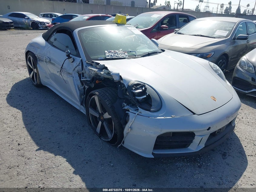 2025 Porsche 911 Carrera/Carrera T, Right Side, IAAI, VIN WP0AA2A97SS207065