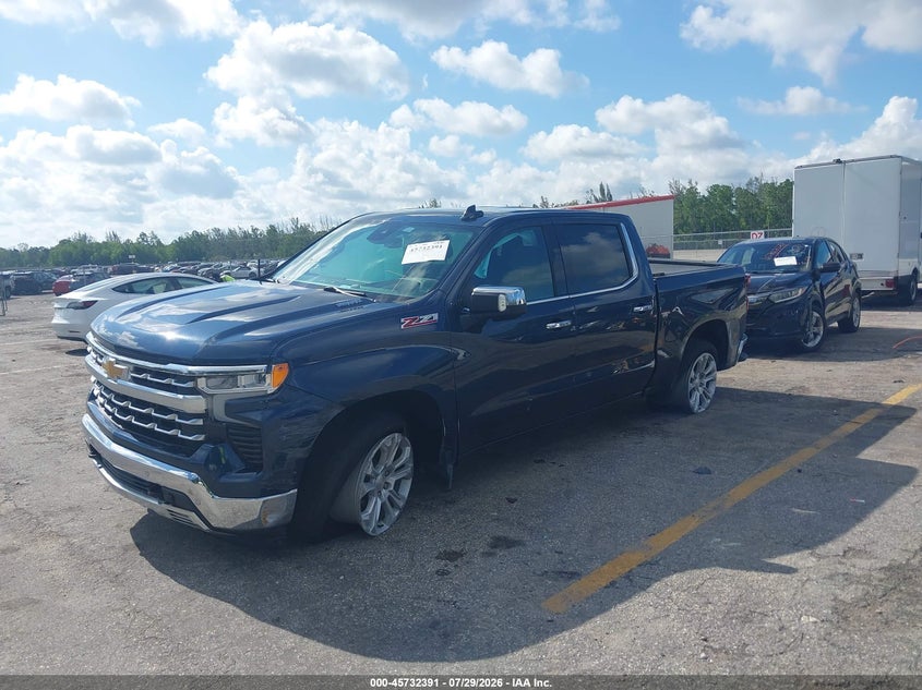 Vin: 3gcudget4ng577974, lot: 46231090, chevrolet silverado 1500 4wd  short bed ltz 20222