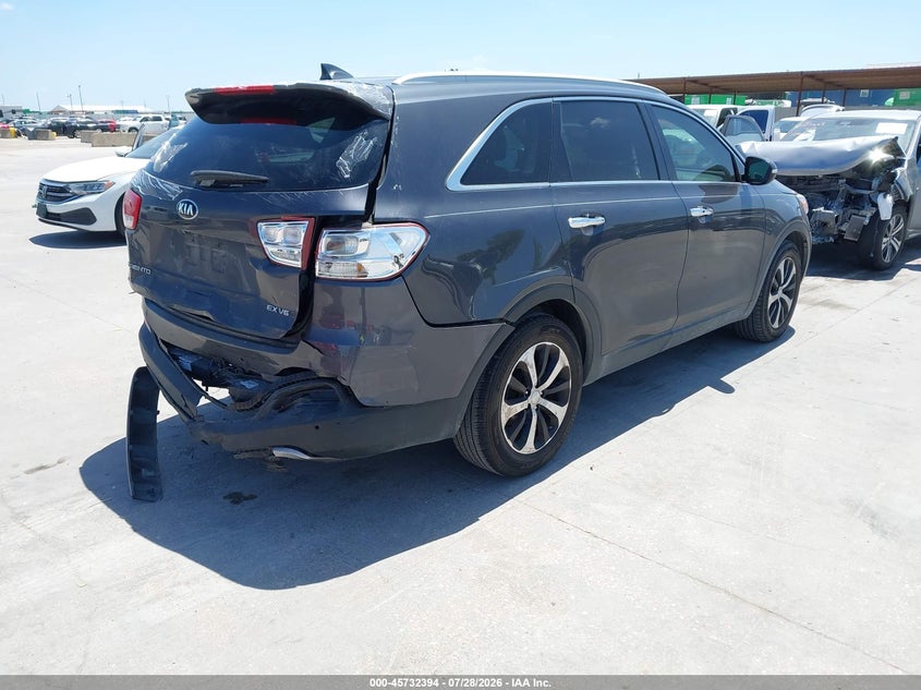 Vin: 5xyph4a55hg278309, lot: 46231093, kia sorento 3.3l ex 20174
