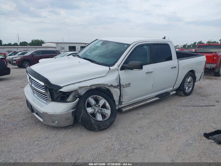 Vin: 1c6rr7lt0fs758274, lot: 46231097, ram 1500 big horn 20152