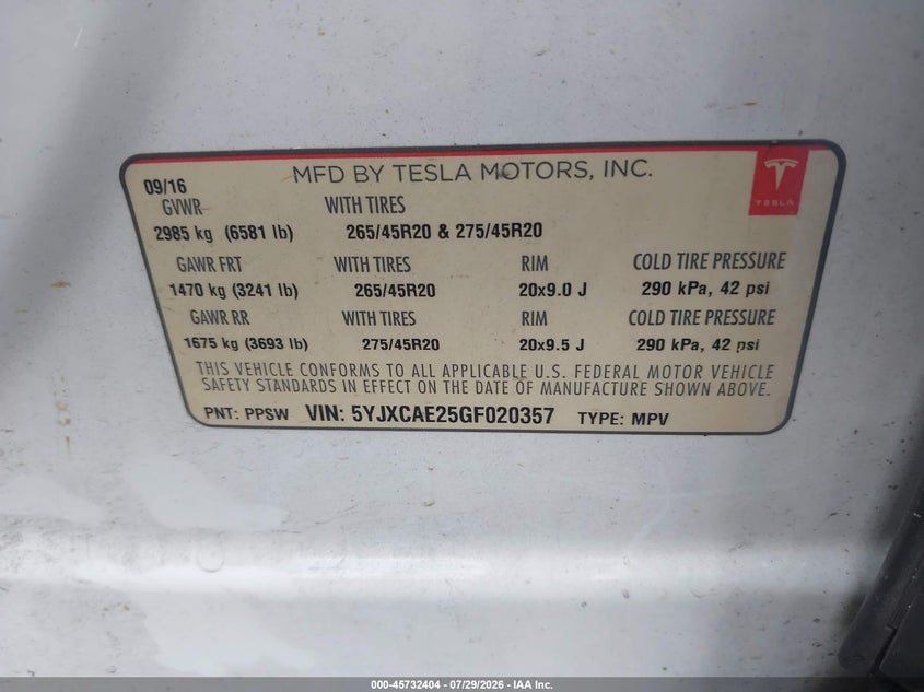 TESLA MODEL X - zdjęcie 9