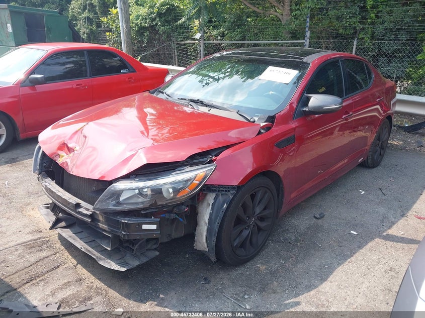 Vin: 5xxgr4a6xfg485981, lot: 46231105, kia optima sx turbo 20152