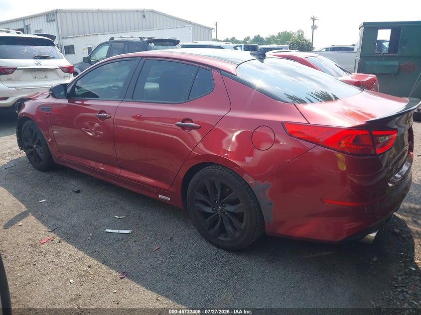 Vin: 5xxgr4a6xfg485981, lot: 46231105, kia optima sx turbo 20153