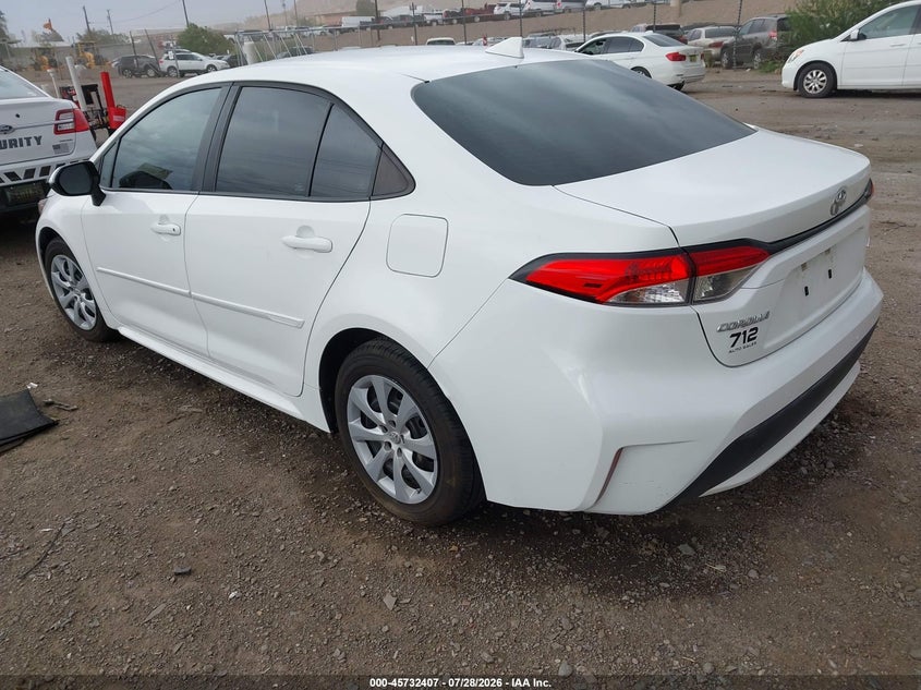 Vin: 5yfepmae4mp258388, lot: 46231106, toyota corolla le 20213